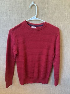 Cat & Jack Boys Red Crew Neck Sweater Size M (8/10) - Picture 1 of 2