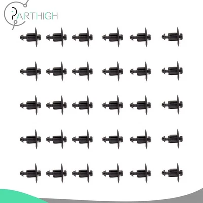 30pcs fender retainer nylon black fasteners car clips for Dodge #WX68DX9-AA - Изображение 1 из 4
