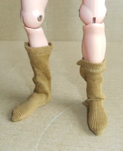 vintage Palitoy ACTION MAN vam - brown socks - 70s - Picture 1 of 7
