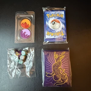 Pokemon TCG Darkness Ablaze ETB Bundle - Sleeves Dice Markers & Booster Pack - Picture 1 of 10