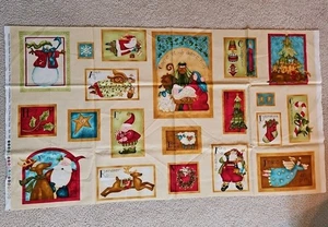 Nancy's Holiday Favorites Grußkarte Panel Quilten Stoff - Weihnachten  - Bild 1 von 6