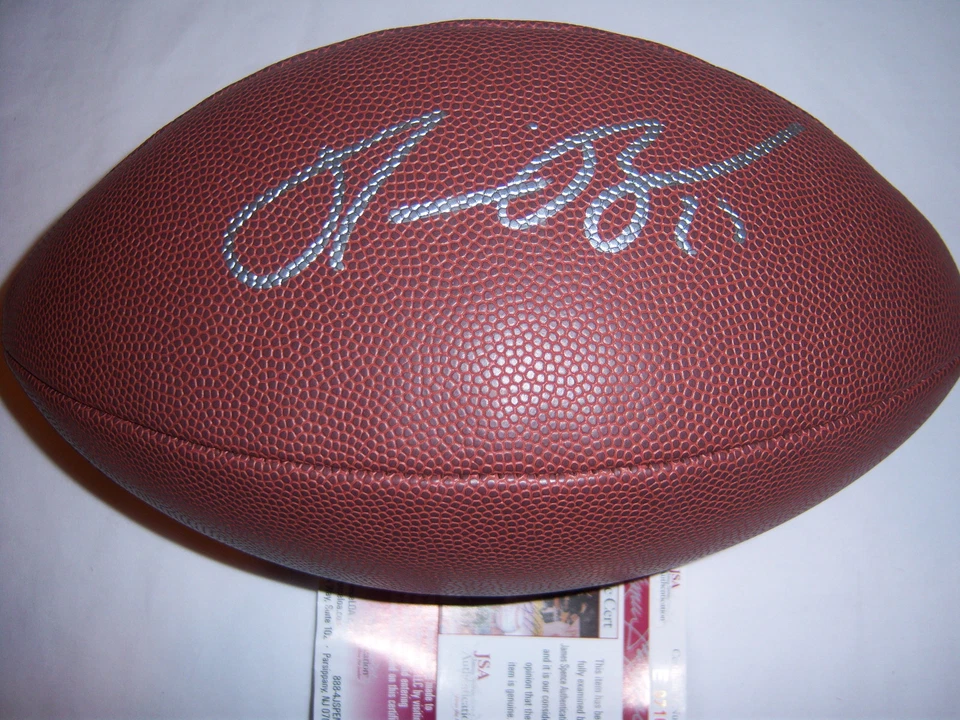 FÚTBOL FIRMADO RONNIE BROWN DOLPHINS, AUBURN JSA/COA  Foto 1 de 1