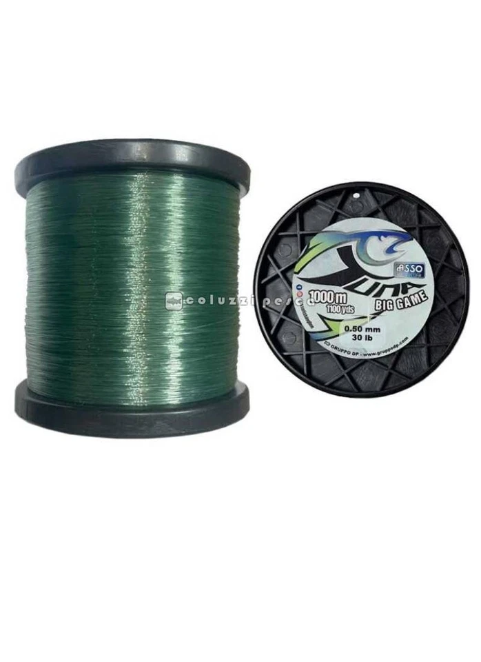 FILO ASSO TUNA BIG GAME 1000 M TRAINA PESCA MARE BARCA ANTIABRASIONE - Immagine 1 di 1