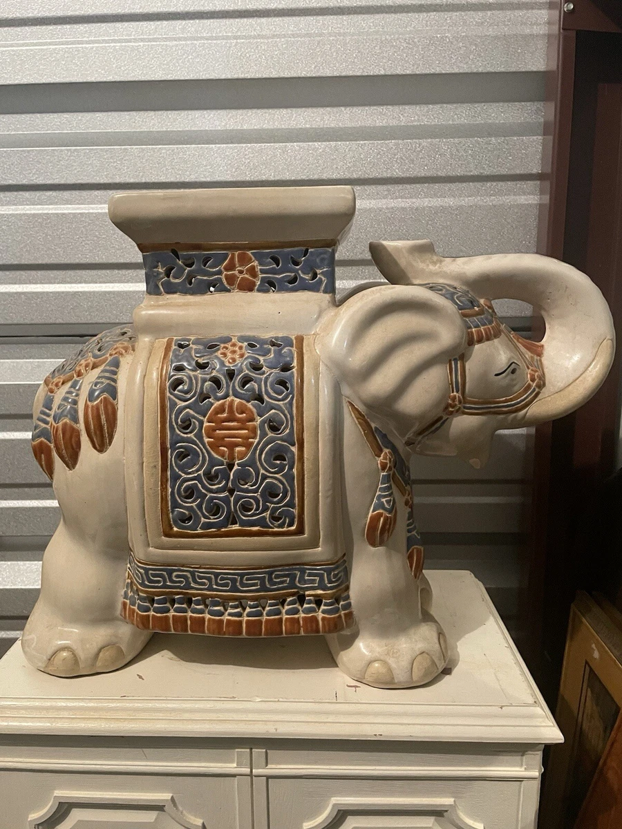 陶瓷中国古董大象雕像、雕像| eBay
