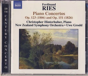 Ries - Hinterhuber, Grodd, New Zealand SO: Piano Concertos Vol. 1 (Naxos) New - Foto 1 di 2