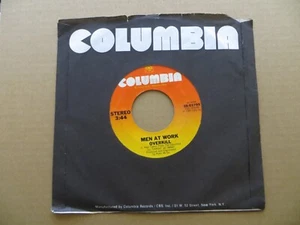 Men At Work - Overkill - 1983 - Columbia 38-03795 7" Single VG+/Generic - Picture 1 of 4