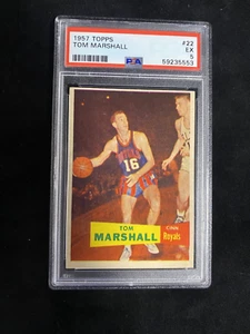 1957 Topps #22 Tom Marshall Royals PSA 5 - EX - Bild 1 von 2