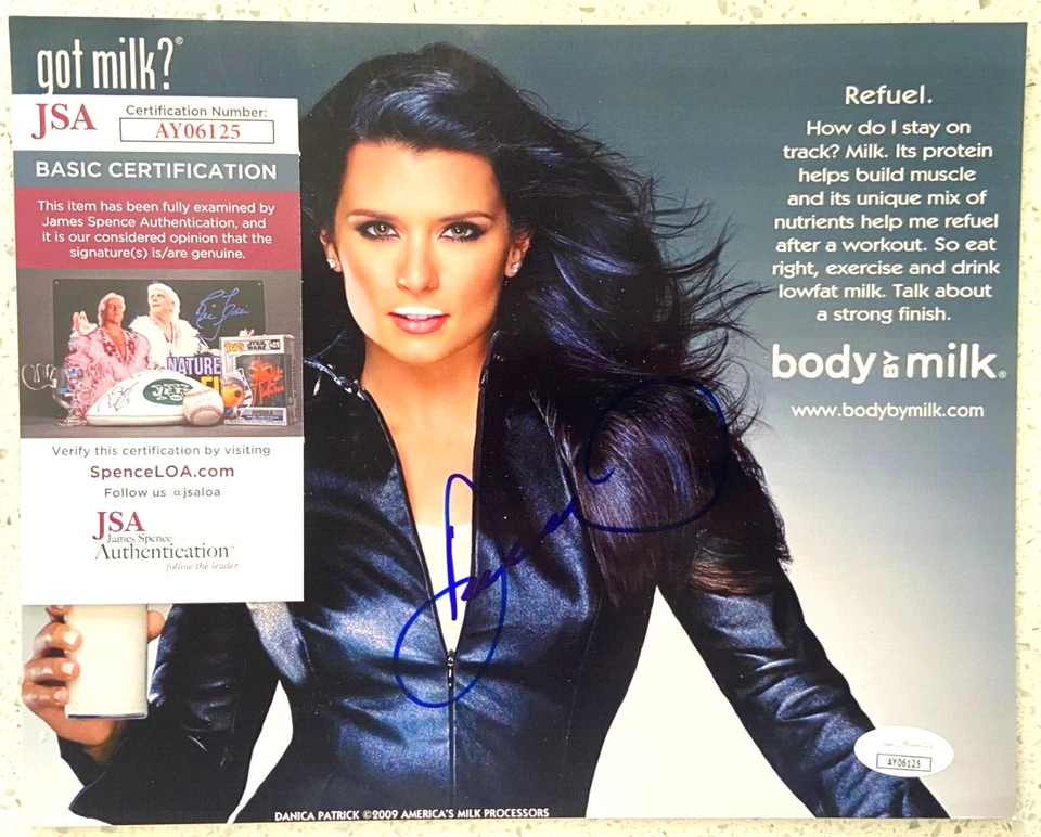 FOTO FIRMADA POR DANICA PATRICK 8X10 INDY 500 INDIANAPOLIS COCHE NASCAR SEXY JSA Foto 1 de 2