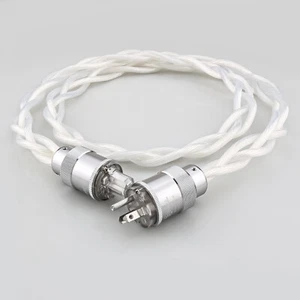 Audiophile Krell 5N OCC US Audio HiFi Power Cable With US EU AU Plug Power Cord - Picture 1 of 12