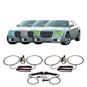 Kit de faros antiniebla y halo RGB multicolor CHS para Chrysler 300 05-10 - Imagen 1 de 11