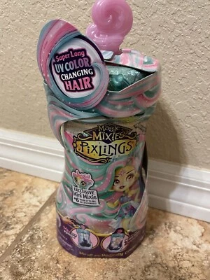 Muñeca Magic Mixies Pixlings Deluxe Deerlee The Deer Galaxia Color Cambio de Pelo Foto 1 de 4