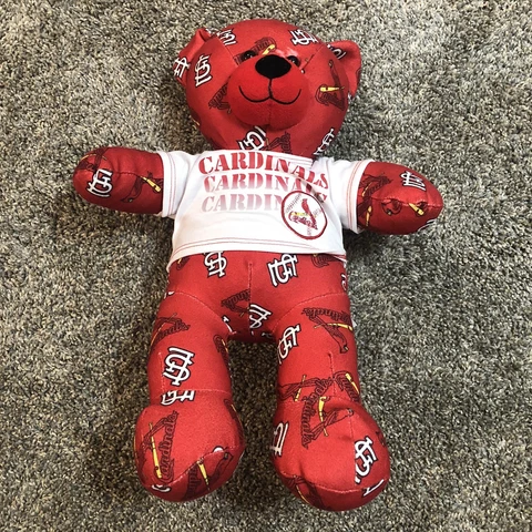 St Louis Cardinals Build A Bear Red Bear MLB Genuine Merchandise 18” Plush Cover