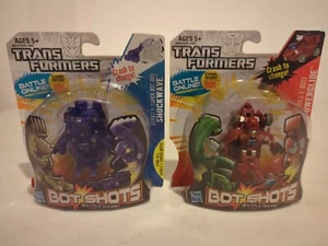 HASBRO TRANSFORMERS BOT SHOTS POWERGLIDE & SHOCKWAVE SERIES 1 NEW IN BOX! - Picture 1 of 8