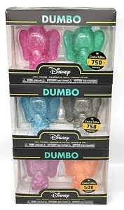 Dumbo Hikari XS Disney Set de 3 piezas (6 Dumbo) 2018 bóveda edición limitada Funko - Imagen 1 de 13