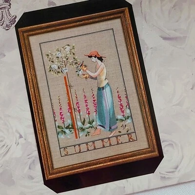 Summer In My Garden Cross Stitch Chart Pattern by Mirabilia Designs MD50 - Image 1 of 4