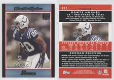 2007 Bowman Blue /500 Dante Hughes #201 Rookie RC