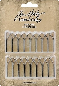 Tim Holtz Idea-ología PUERTAS DE METAL adornos de Halloween 2 piezas TH93961 - Imagen 1 de 2