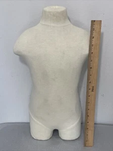 Vintage Foam Fiberglass Dress Form Mannequin Torso Baby Toddler Kids EUC 20” - Picture 1 of 13