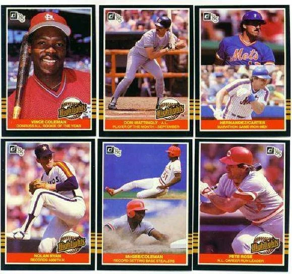 Keith Hernandez Gary Carter #21 1985 Donruss Highlights - Image 1 of 1