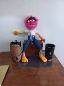 Vintage Muppets Schlagzeuger Tier. Plüschtier Nanco Jim Henson 90er Jahre Spielzeug Neu mit Etikett - Bild 1 von 3
