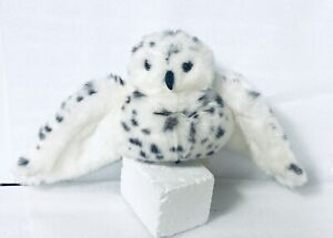 Folkmanis Inc Snowy Owl Plush Stuffed Animal Puppet White/Black 10"x11"