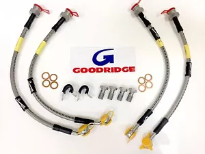 MG TF GOODRIDGE STAINLESS STEEL BRAKE HOSE KIT. FRONT AND REAR HOSES. - Picture 1 of 1