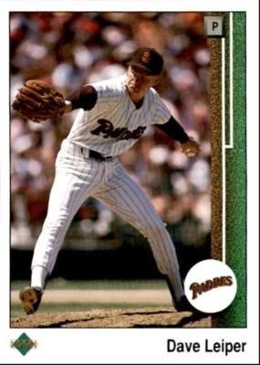 1989 Upper Deck Dave Leiper . San Diego Padres #363 - Image 1 of 2