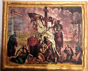 Deposition Entombment of Jesus Christ Roman Catholic and Orthodox Icon Plaque - Picture 1 of 7