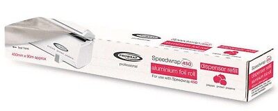 Speedwrap Aluminium Foil Refill Roll To Fit Speedwrap 450 Dispenser 450mm X 90m • 34.95£