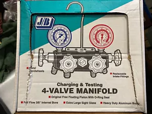 JB INDUSTRIES, Charging & Testing 4-Valve Manifold, Part #506A - Picture 1 of 3