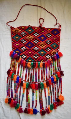 Tejido a mano-bordado egipcio beduino decorativo colgante de pared encanto-borla - Imagen 1 de 4