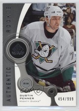 2005-06 SP Game Used Edition Authentic Rookies /999 Dustin Penner #192 Rookie RC