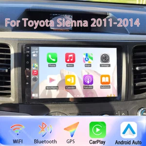 9" For Toyota Sienna 11-14 Android 13 Car GPS Player Stereo Radio 2 Din Carplay - Picture 1 of 14