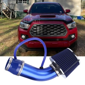 3" Cold Air Intake Filter Induction Pipe Powder Flow Hose Set For Toyota Tacoma - Picture 1 of 18