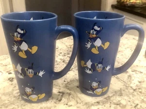 Donald Duck Mugs Set Disney Store Blue - Picture 1 of 5