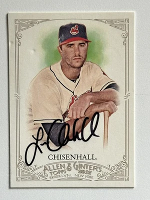 Lonnie Chisenhall 2012 Topps Allen & Ginters #17 signed auto autographed Indians - Image 1 of 2