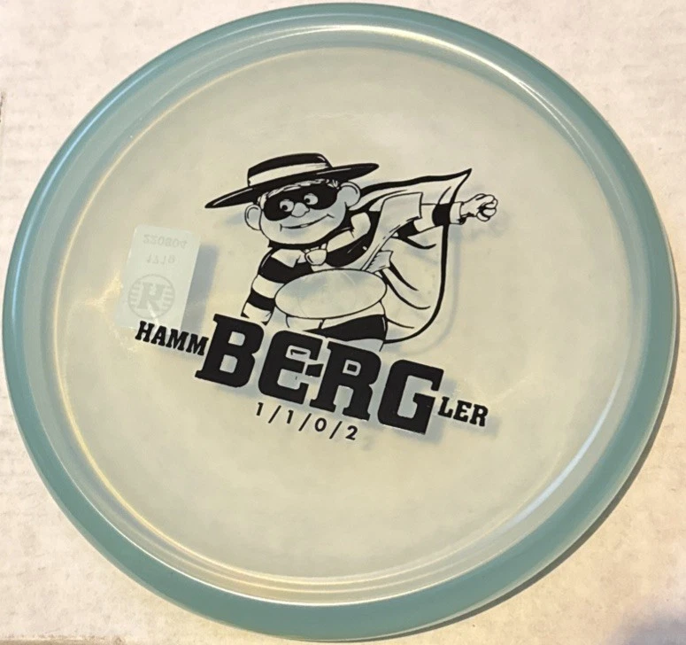Kastaplast Hambergler K1 Berg 171 克浅蓝色圆盘金色推杆方法 — 第 1/1 张图片