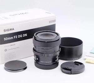 Sigma Contemporary 50mm 2.0 DG DN for L-Mount + Box & Hood – MUST SEE! (3359) - Picture 1 of 7