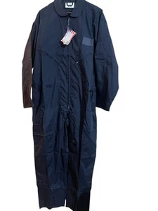 Flight Suit Coveralls Military Air Force Uniform Fighter Jumpsuit Large Blue - Picture 1 of 5