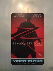 Le Masque De Zorro Carte Film Cinéma Vidéo Futur #75 - Imagen 1 de 2