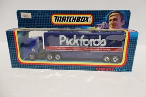 Matchbox Convoy CY-24 Pickfords Truck 1987 Blue Window Box Die Cast British Move - Picture 1 of 3