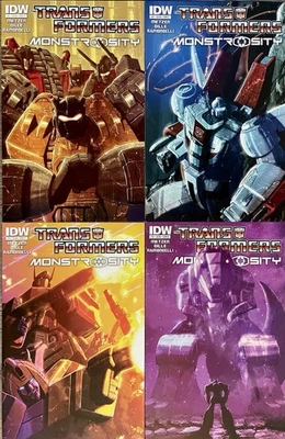 Transformers Monstrosity #1,2,3,4 (2013) Complete Set/Series IDW - Image 1 of 4