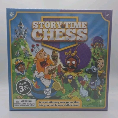 Story Time Chess 2-in-1 Board Game Kids Early Learning Strategy Game New Sealed - Image 1 of 4