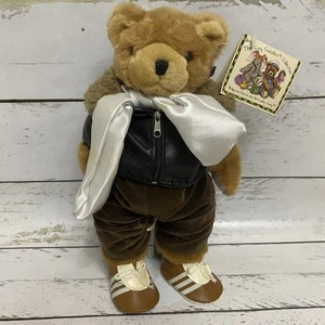Vintage Cozy Cuddles Collection Artmark Teddybär Flieger Bär von Flying Ace - Bild 1 von 14