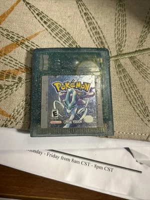 Pokemon Crystal Gameboy Color | AUTÊNTICO | Bateria Original | Apenas Cartucho - Imagem 1 de 4