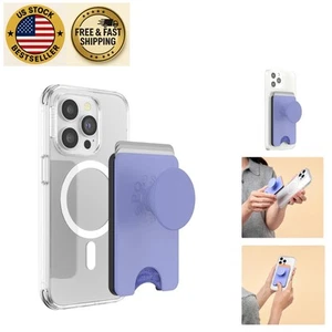 Portefeuille MagSafe Deep Periwinkle avec poignée extensible et fonction de charge sans fil - Photo 1 sur 8