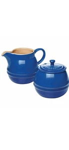 Chasseur La Cuisson Sugar & Creamer Set Blue Sugar Bowl: 350mL Creamer: 450mL - Picture 1 of 1
