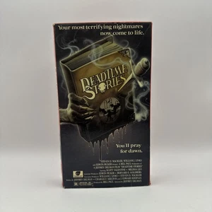 DEADTIME STORIES VHS RARE OOP HORROR ANTHOLOGY Original Release With Sticker - Picture 1 of 10