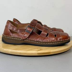 Sandalia Josef Seibel Europea Premium Oxford Huarache Hebilla Cuero Talla EU 39 - Imagen 1 de 8