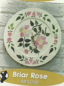 BRIAR ROSE Mosaico Arte Vidrieras Reloj Patrón Suministros de Vidrieras - Imagen 1 de 2
